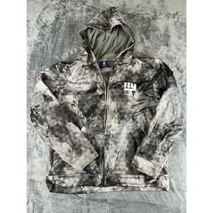 NFL New York Giants Reebok Digital Camo Hoodie Size Large Full Zip w/ dicoloring